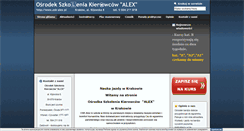 Desktop Screenshot of osk-alex.pl